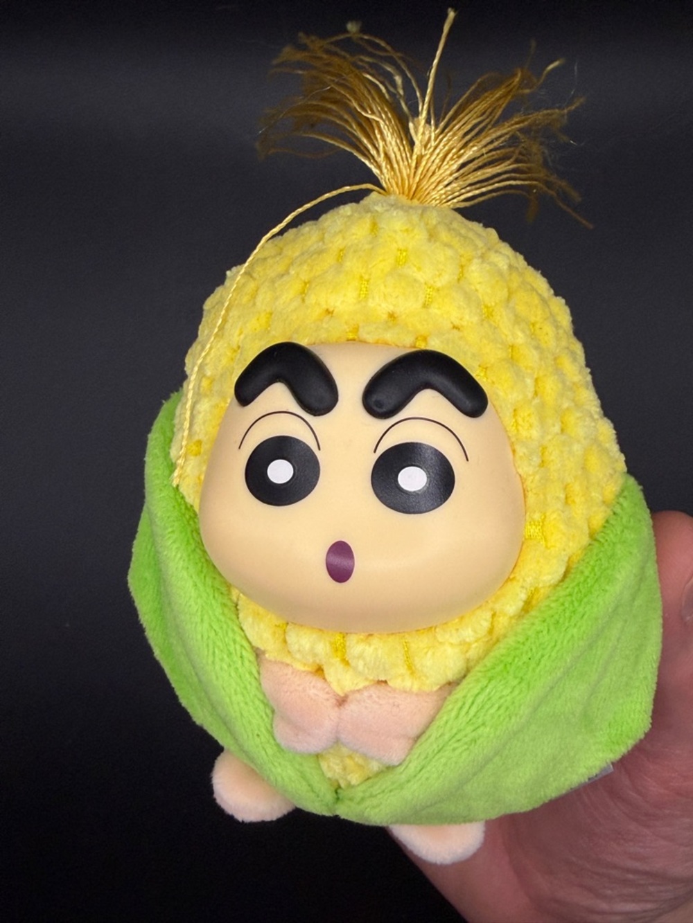 52TOYS Crayón Shinchan Vegetable Plush Pendant - Corn